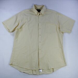 Covington Short-Sleeve Shirt – Light Pastel Yellow –‎ Size L